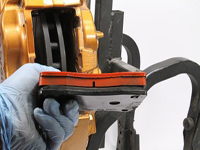 Brembo caliper brake pad replacement